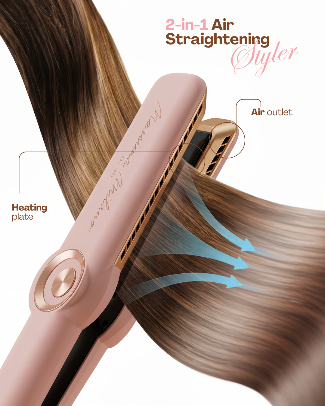 ARIA™ 2-in-1 Air Dryer & Straightening Styler