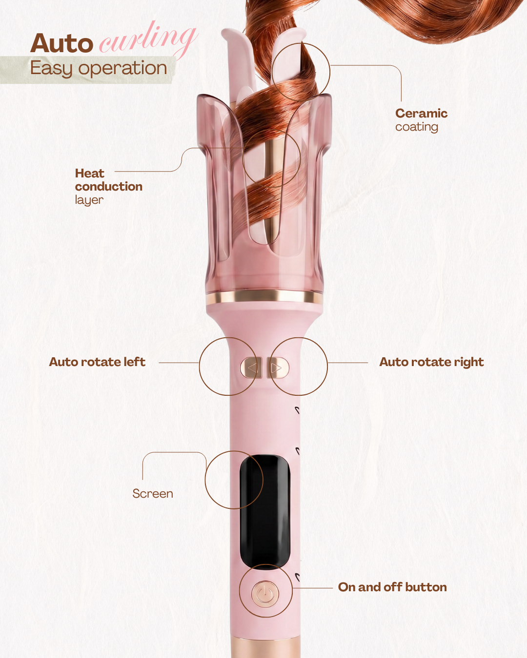 RICCIA - Automatic Curling Styler