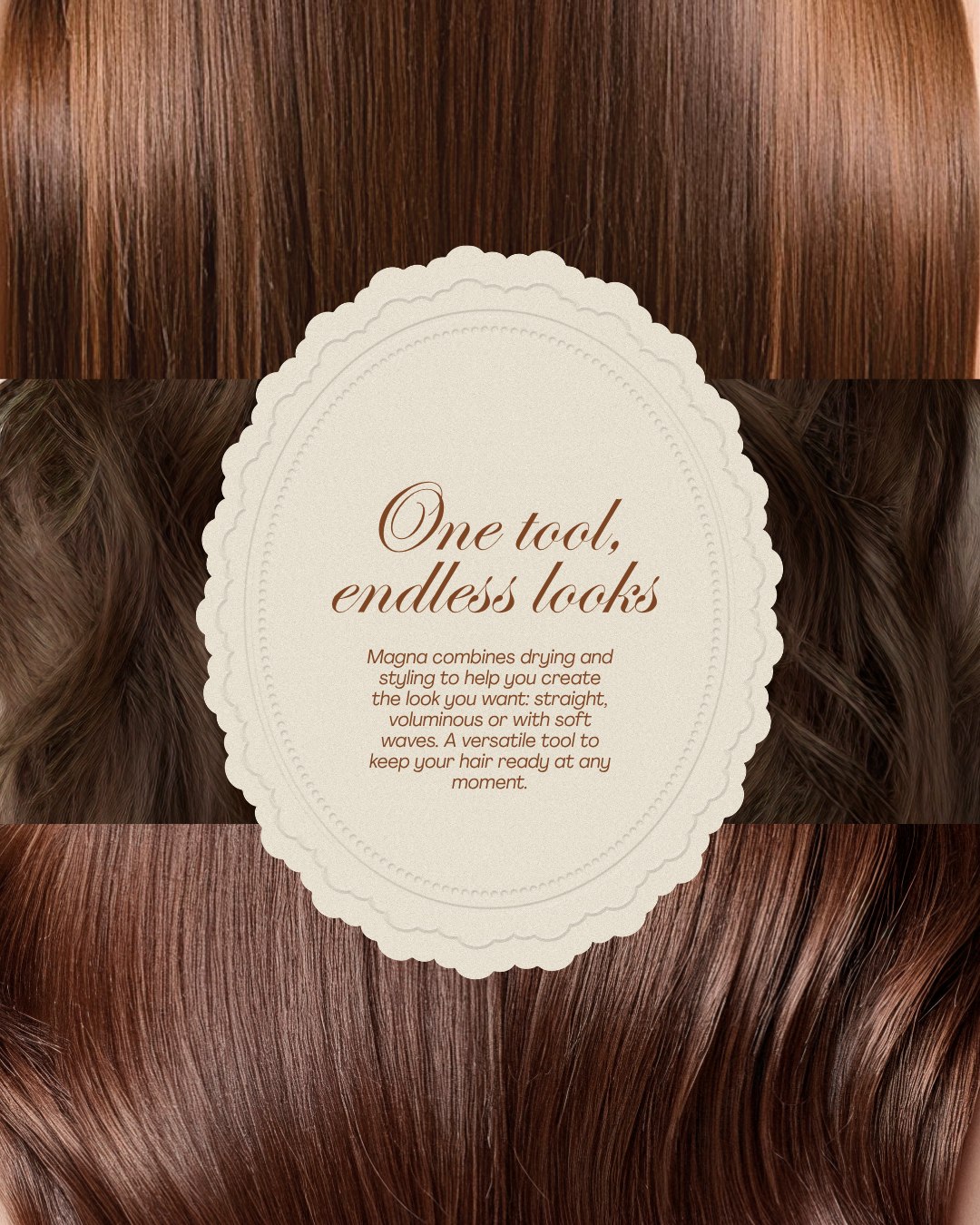 MAGNA - 3-in-1 Curl, Dry & Volume Styler
