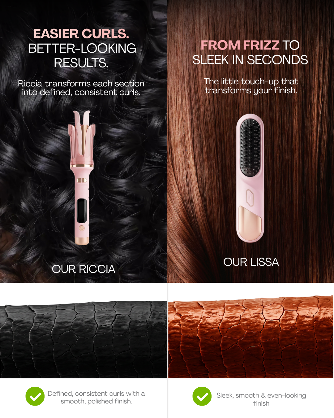 RICCIA™ + LISSA™ — Curl & Smooth Duo