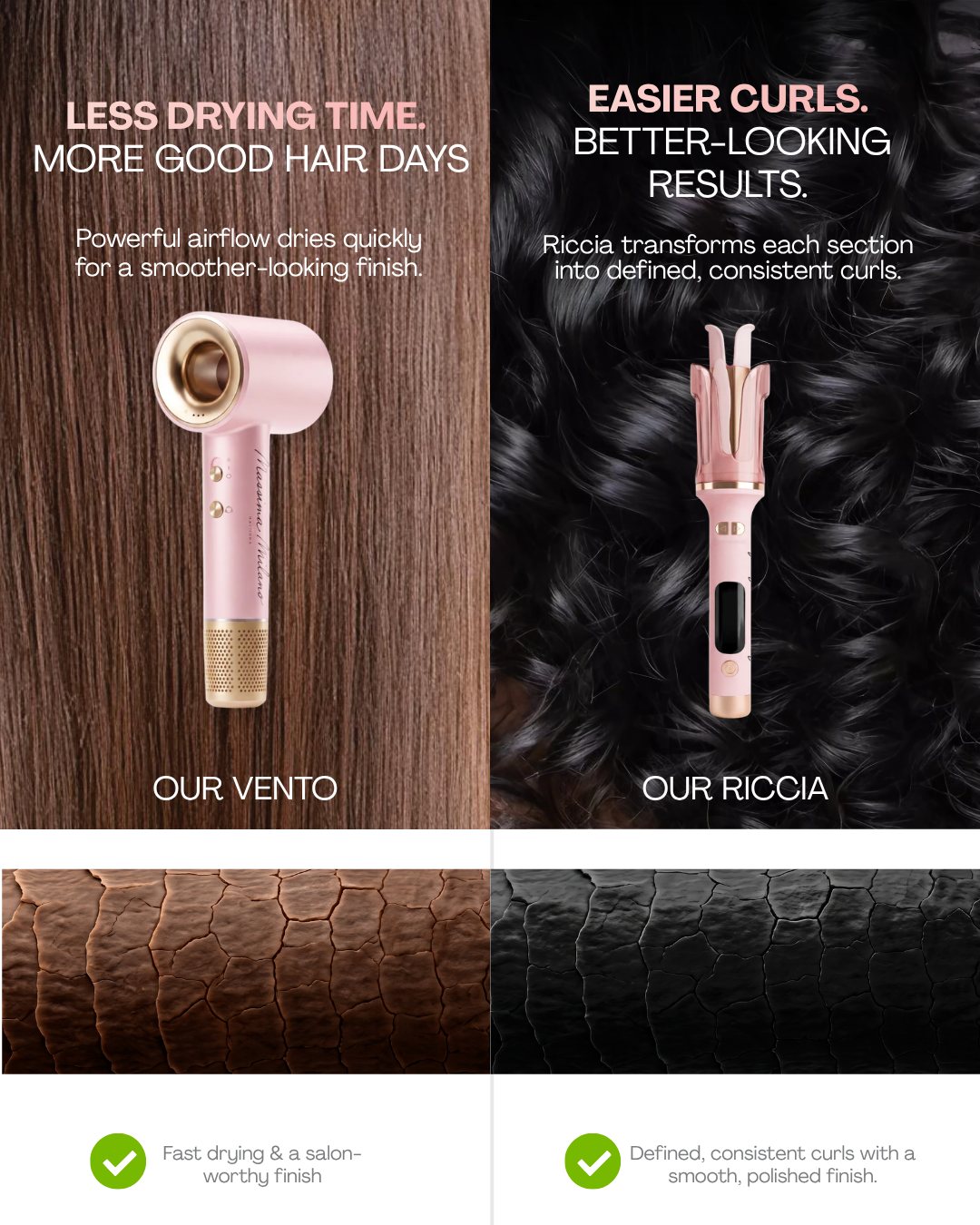 VENTO™ + RICCIA™ — Dry & Curl Duo