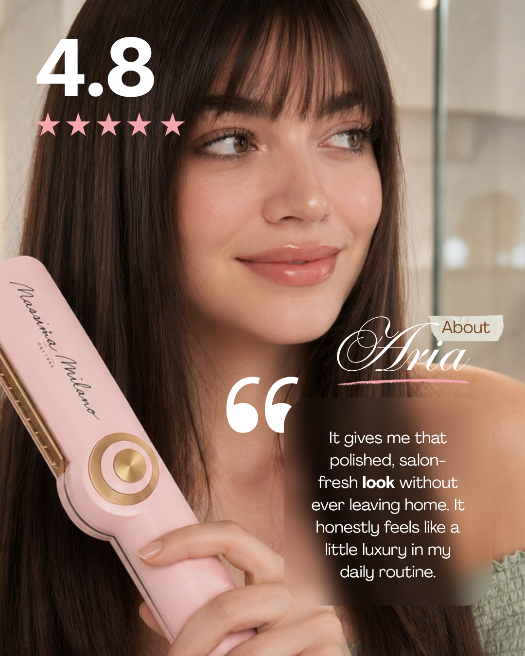 ARIA™ 2-in-1 Air Dryer & Straightening Styler