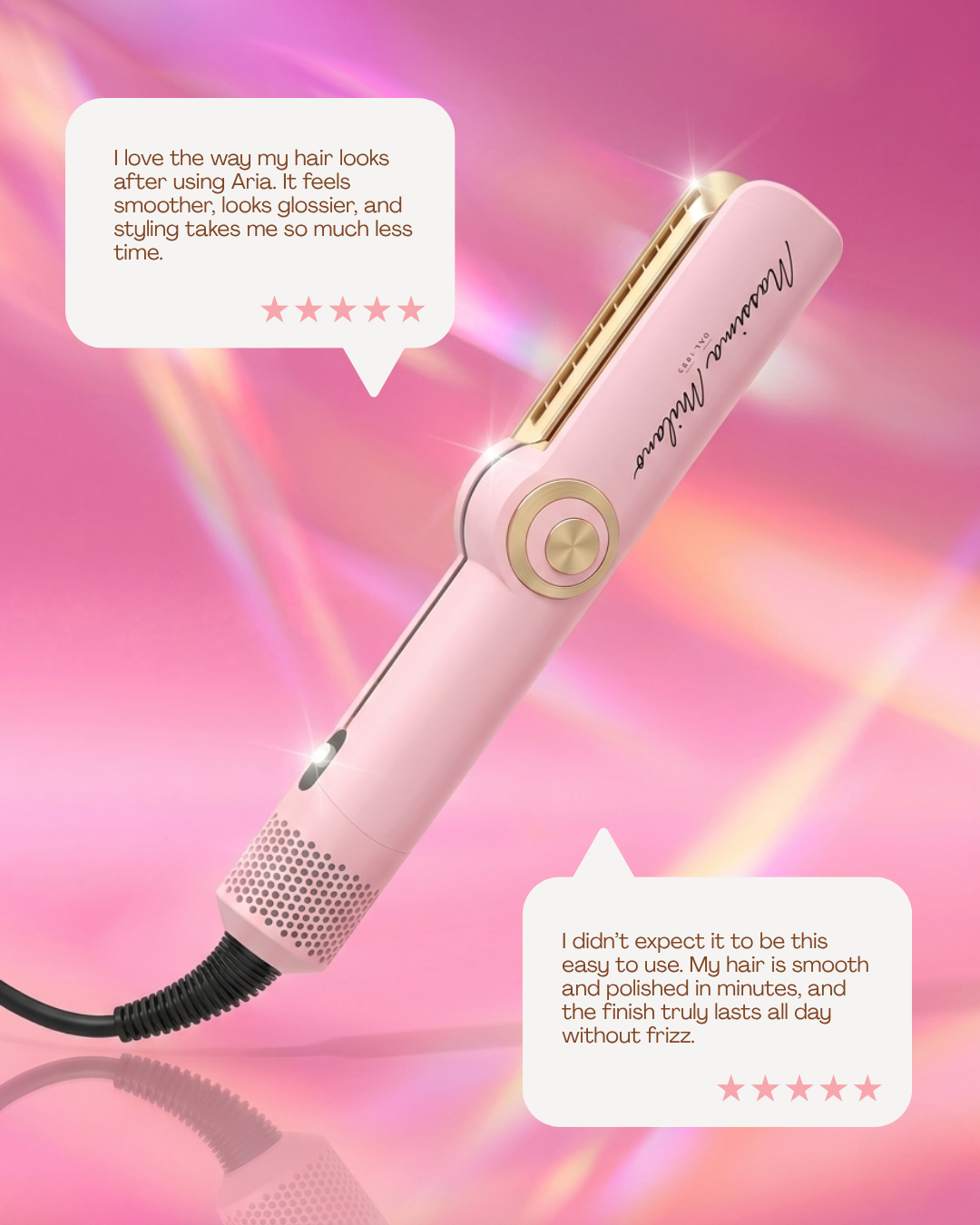 ARIA™ 2-in-1 Air Dryer & Straightening Styler