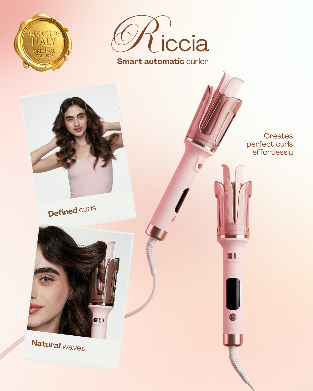 RICCIA - Automatic Curling Styler