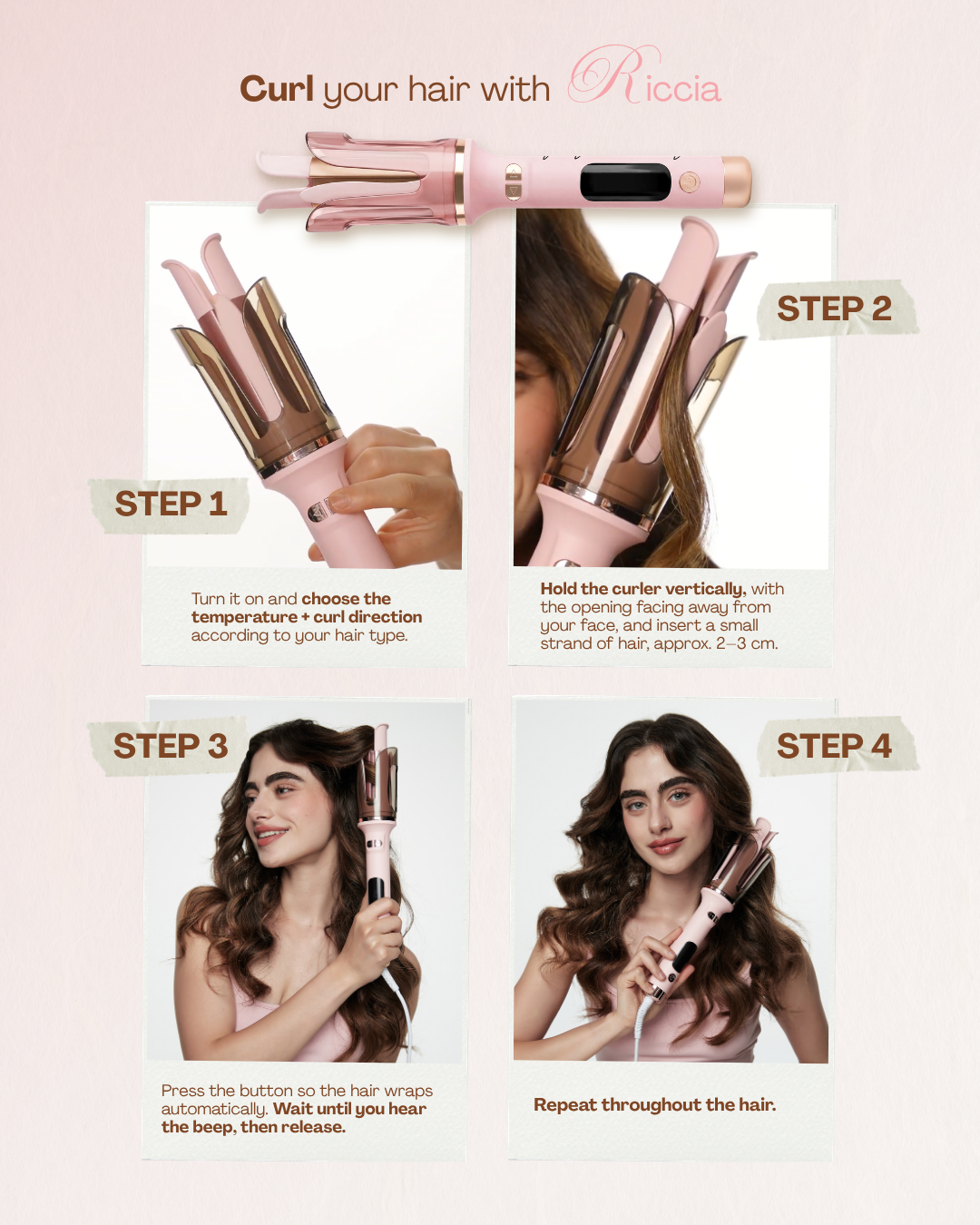 RICCIA - Automatic Curling Styler