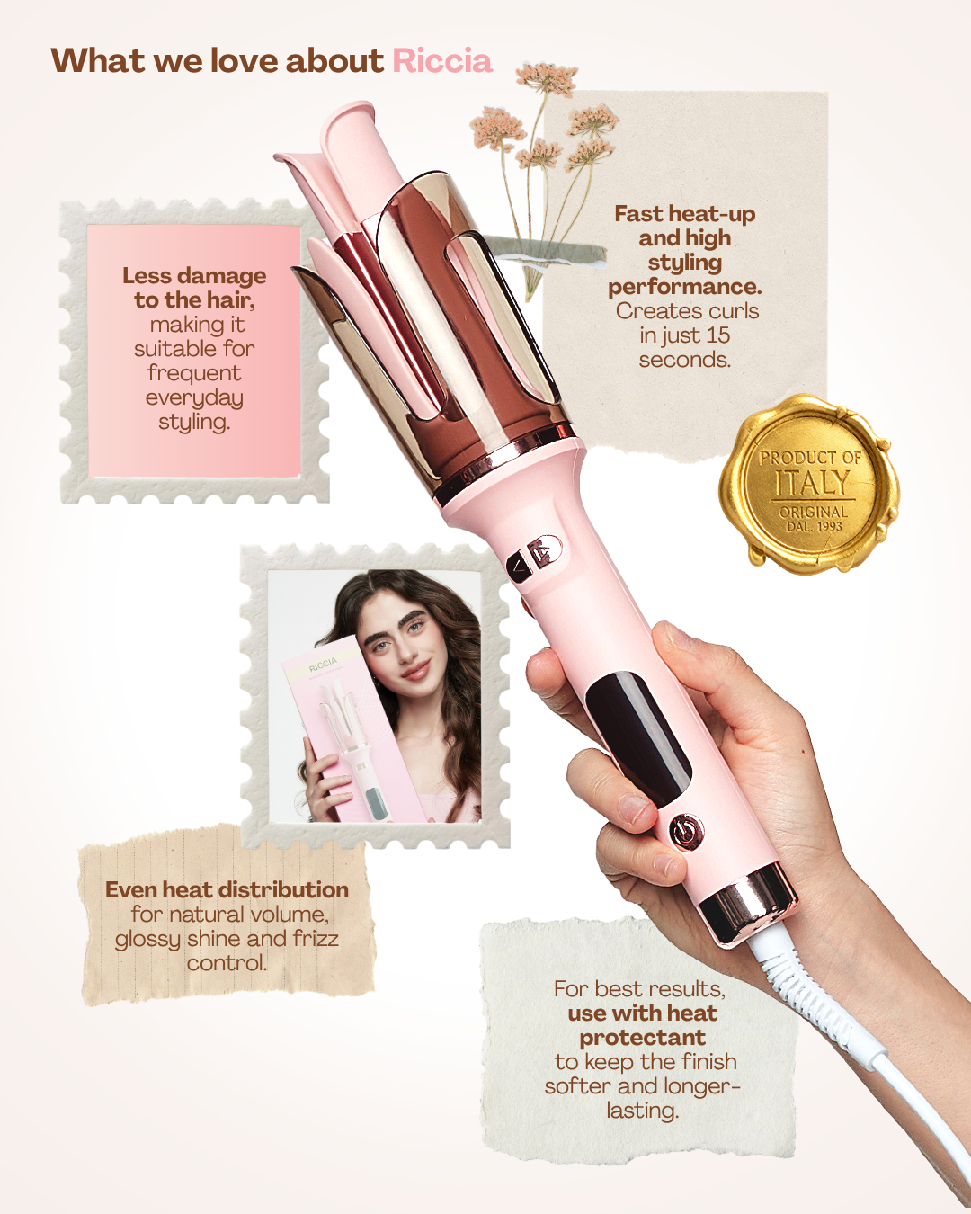 RICCIA - Automatic Curling Styler