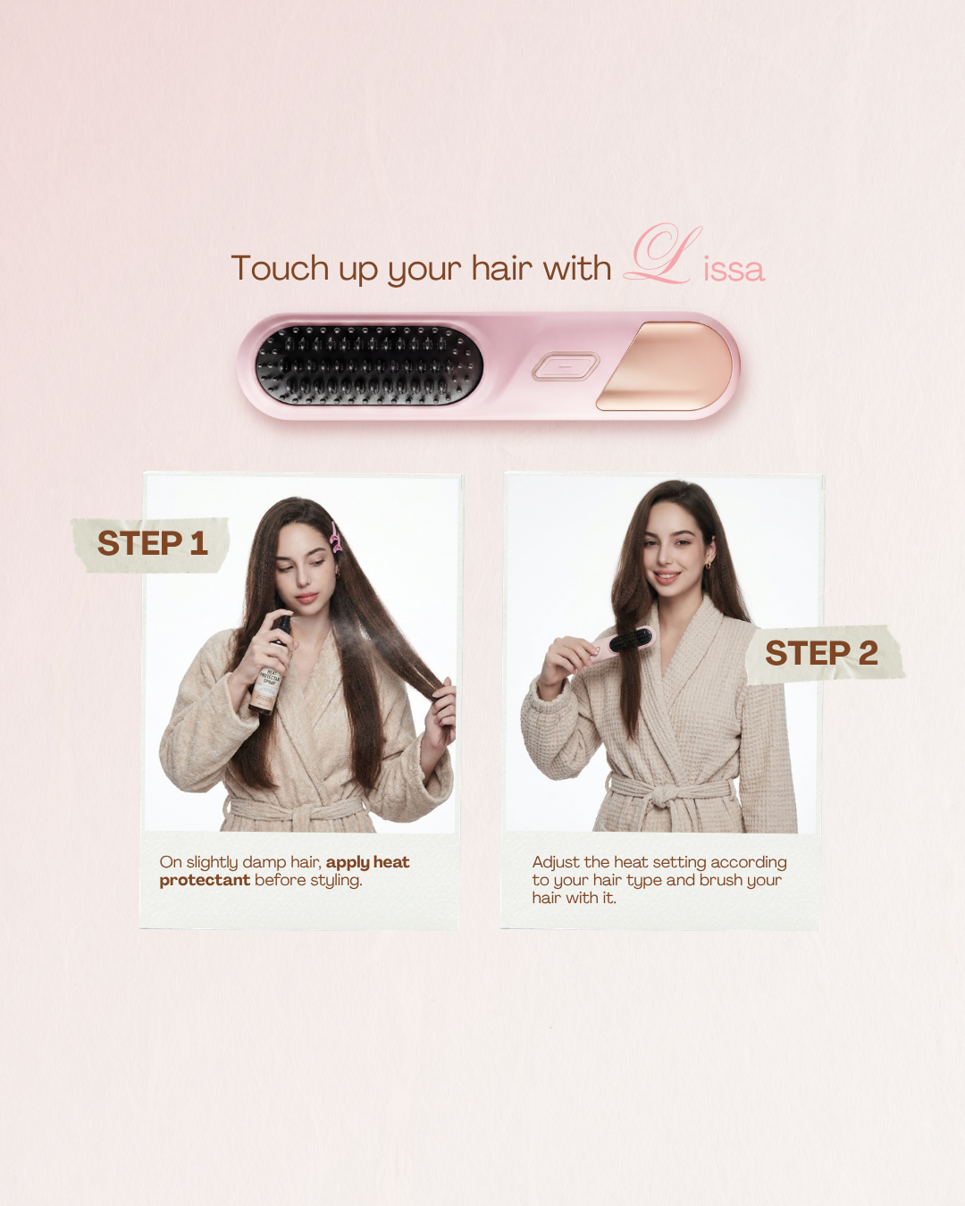 LISSA - Portable straightening styler