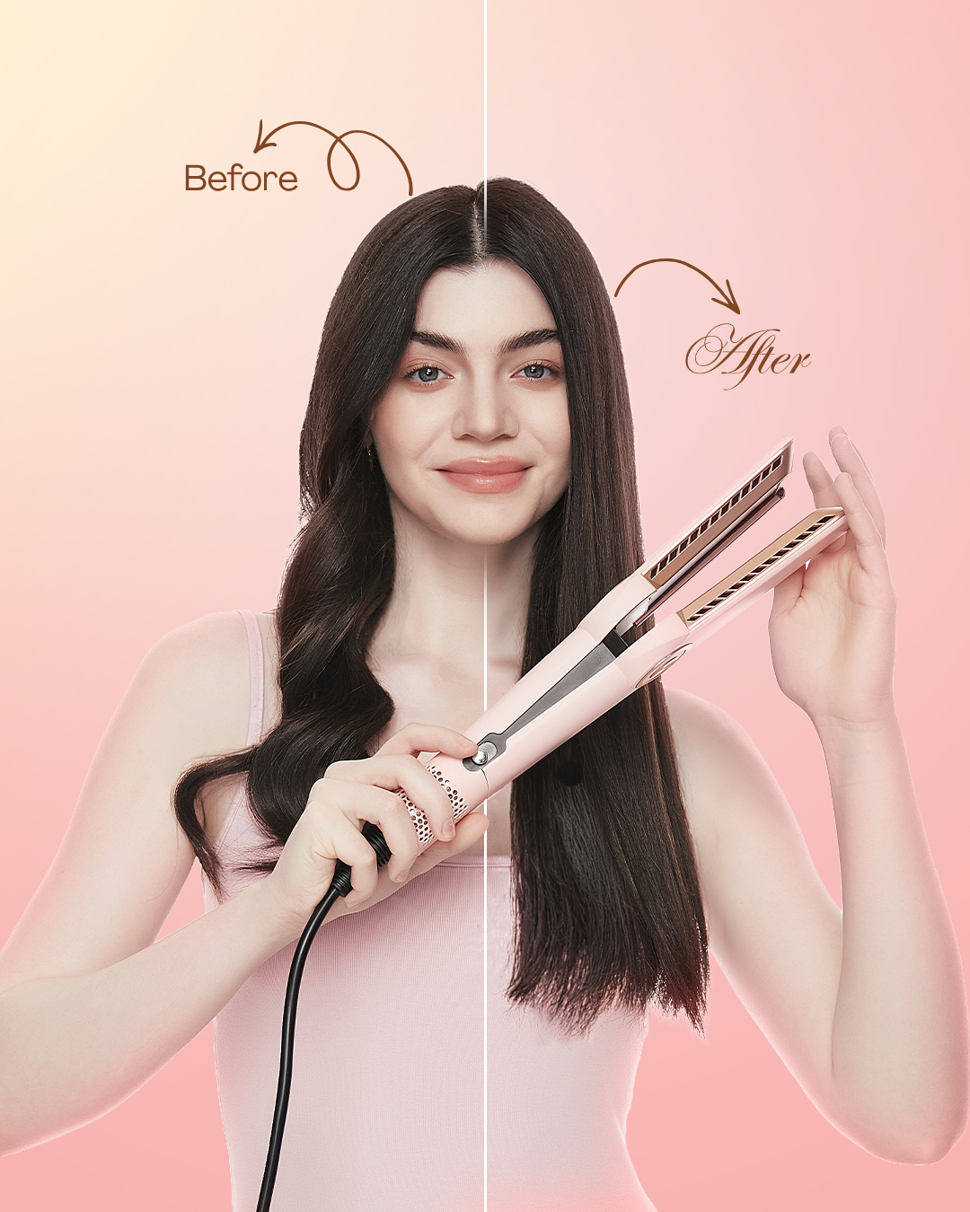 ARIA™ 2-in-1 Air Dryer & Straightening Styler