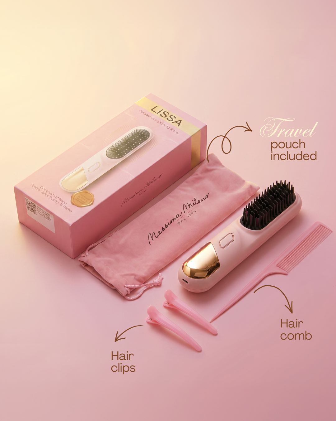 LISSA - Portable straightening styler