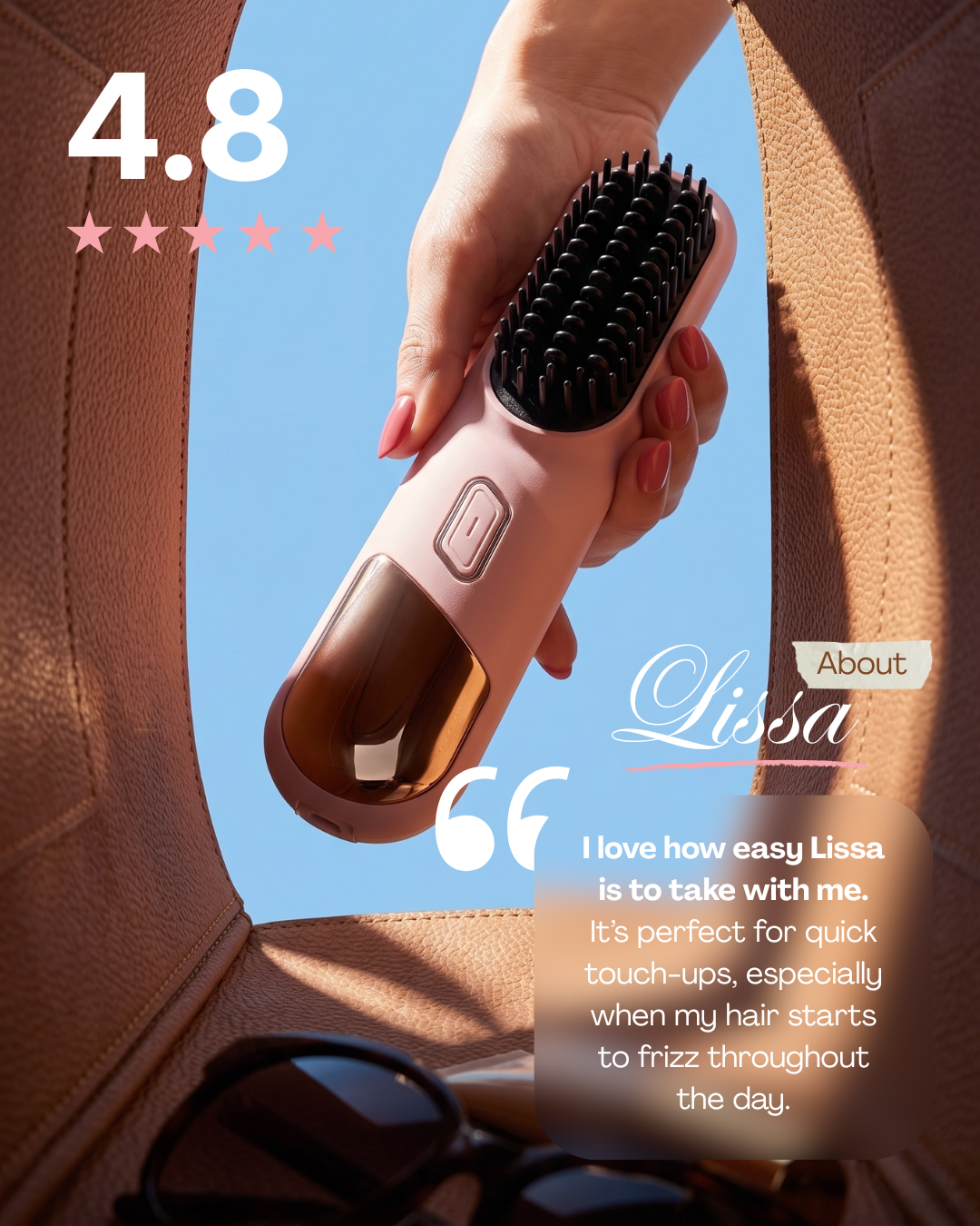 LISSA - Portable straightening styler