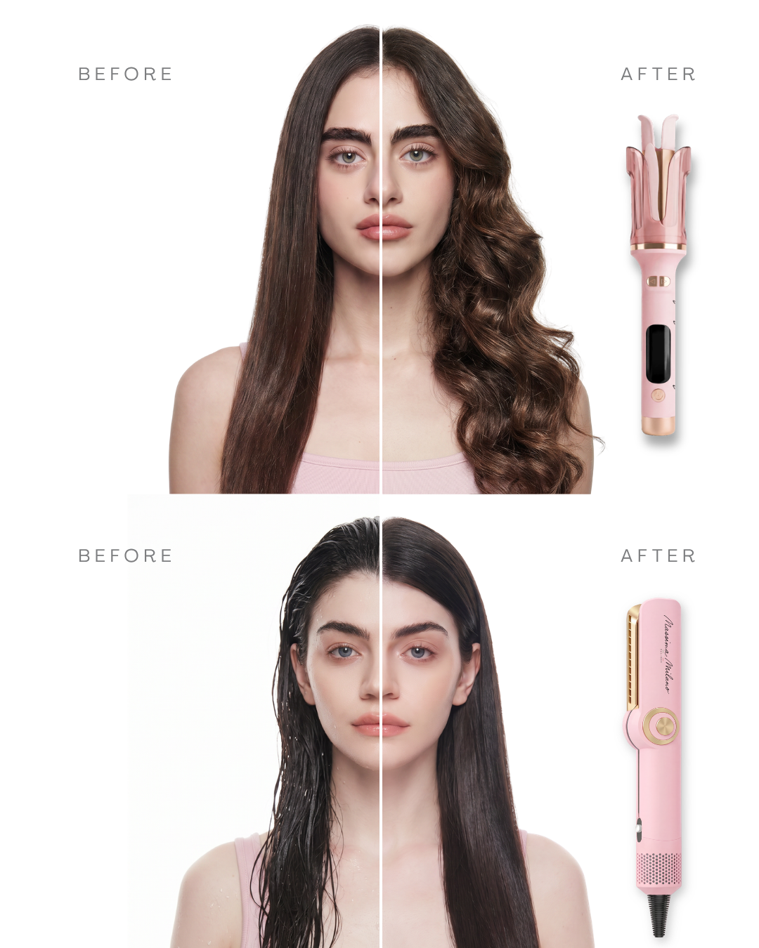 ARIA™ + RICCIA™ – Straight & Curl Styling Duo